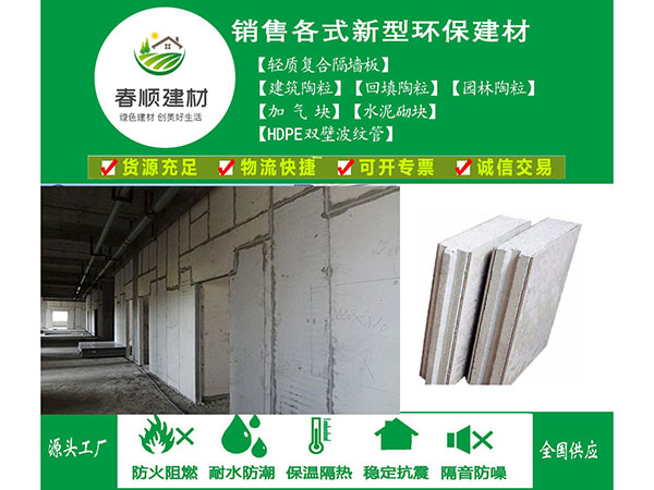 GRC板，ALC板與輕質(zhì)復(fù)合隔墻板批發(fā)